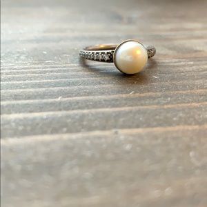 Pearl Pandora Ring